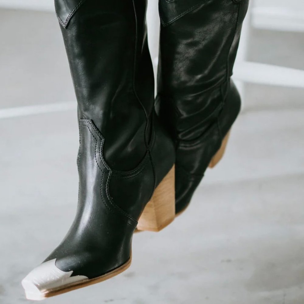 Metal Toe Booties